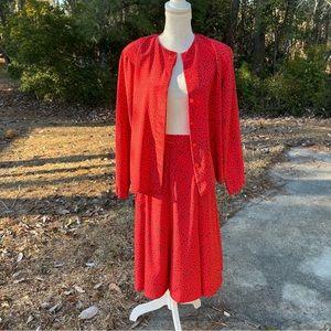 Apostrophe VTG Skirt Suit sz L/12
